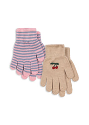 Konges Sløjd A/S Handschoenen cherry/stripe