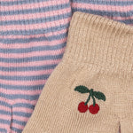 Konges Sløjd A/S Handschoenen cherry/stripe