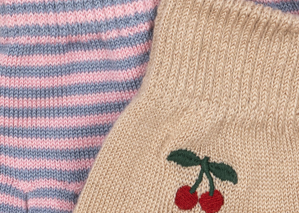 Konges Sløjd A/S Handschoenen cherry/stripe