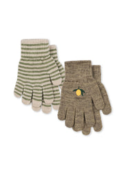 Konges Sløjd A/S Handschoenen lemon/stripe