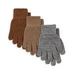Konges Sløjd A/S Handschoenen grey melange/beige/brown