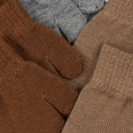 Konges Sløjd A/S Wanten grey melange/beige/brown
