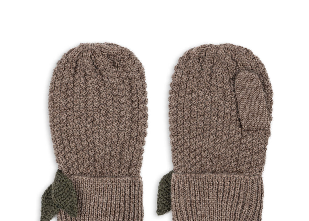 Konges Sløjd A/S Wanten bunny brown melange