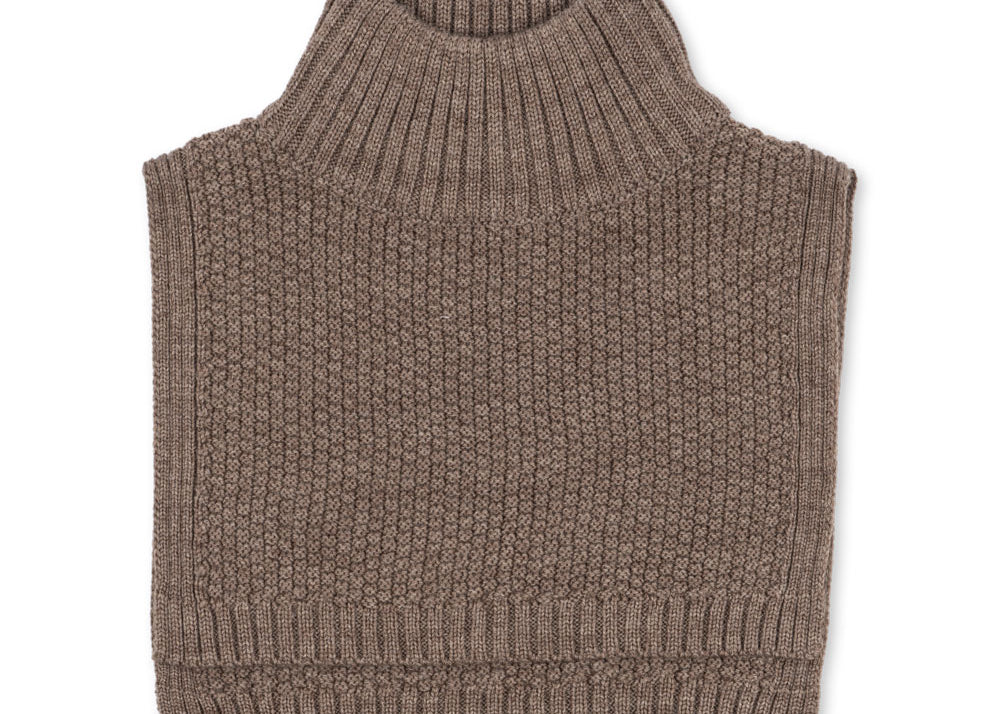 Konges Sløjd A/S Nekwarmer bunny brown melange