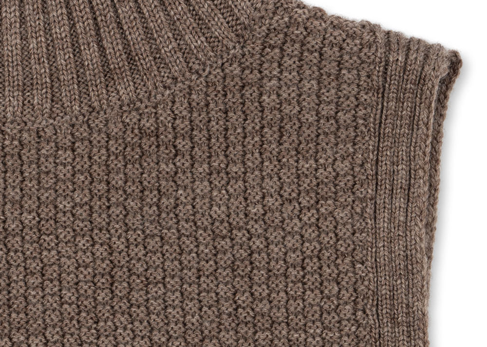 Konges Sløjd A/S Nekwarmer bunny brown melange