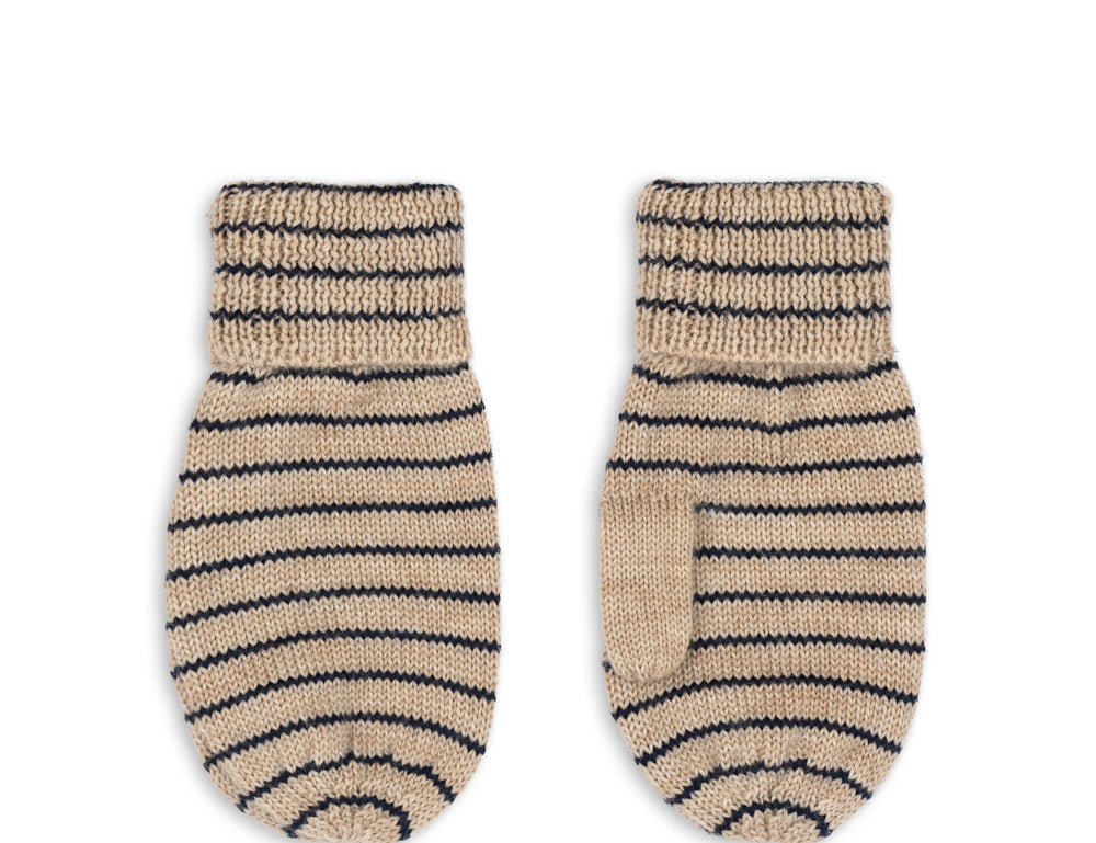Konges Sløjd A/S MITTENS stripe bluie
