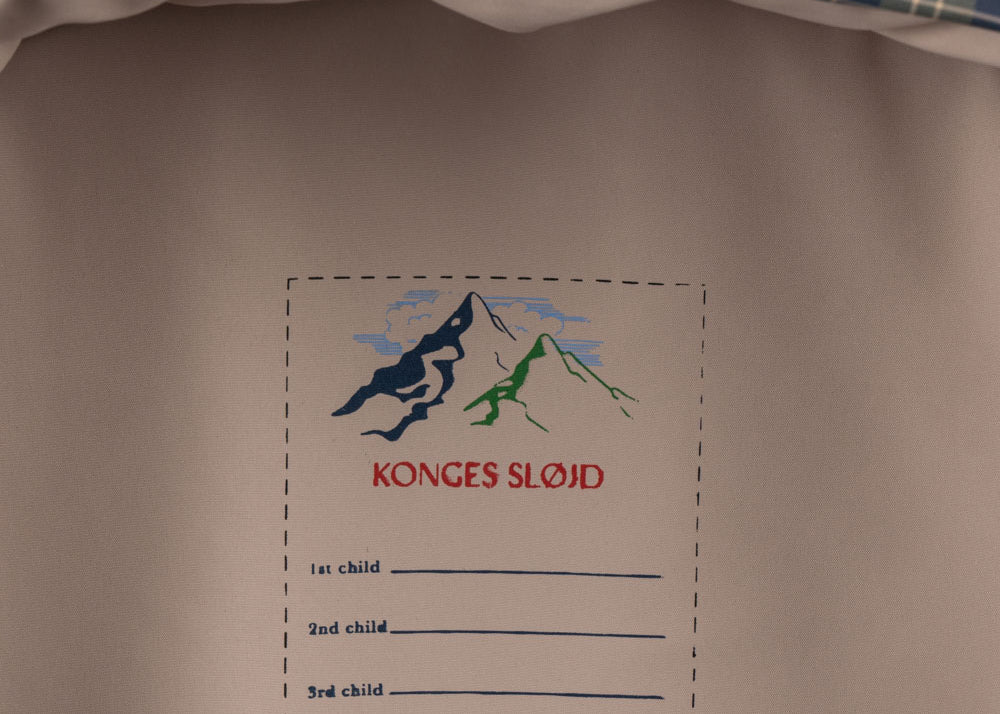 Konges Sløjd A/S Rugzakken laurel blue check
