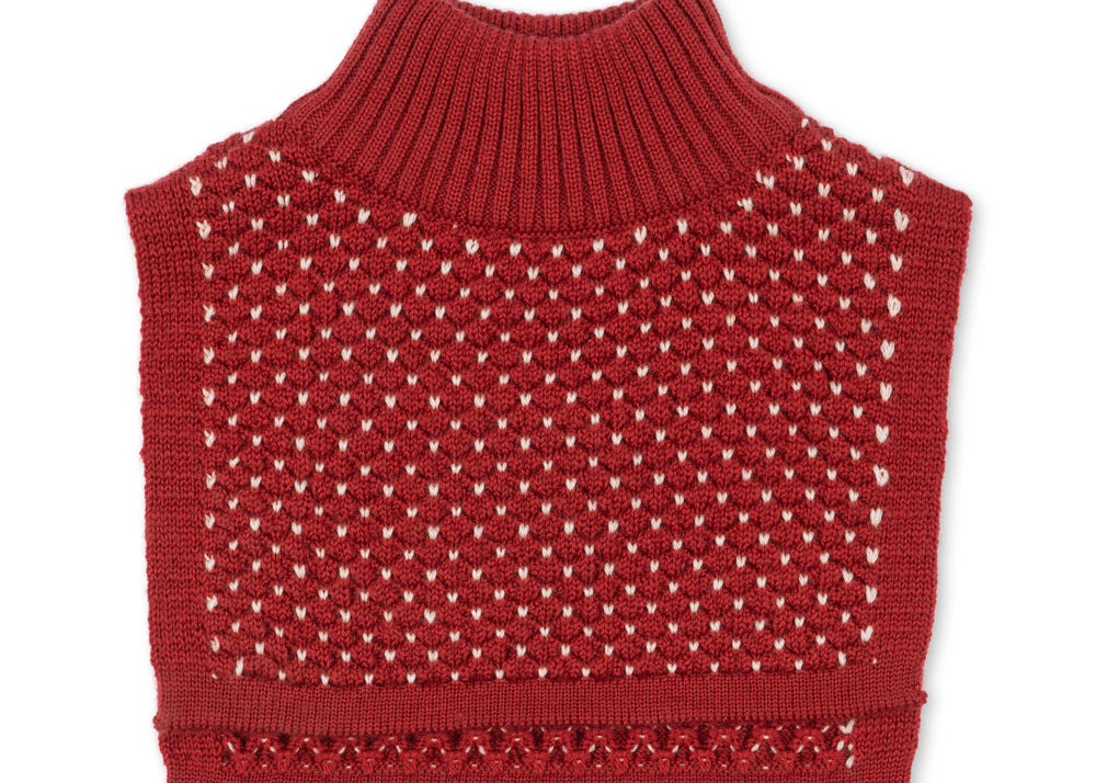 Konges Sløjd A/S Nekwarmer true red