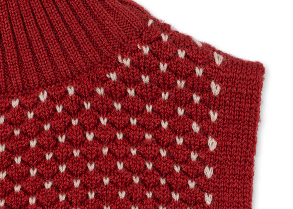 Konges Sløjd A/S Nekwarmer true red