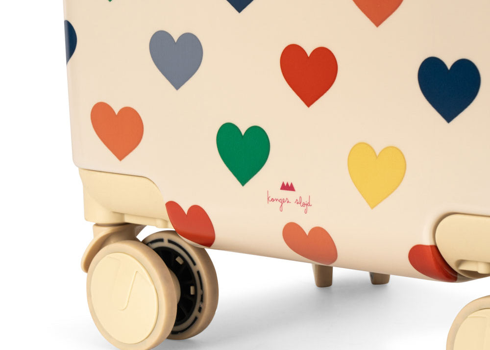 Konges Sløjd A/S Reiskoffer bon coeur coloré