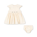Konges Sløjd A/S WOVEN DRESSES eggnog