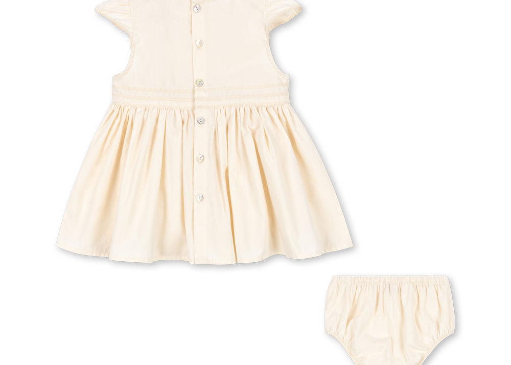 Konges Sløjd A/S WOVEN DRESSES eggnog