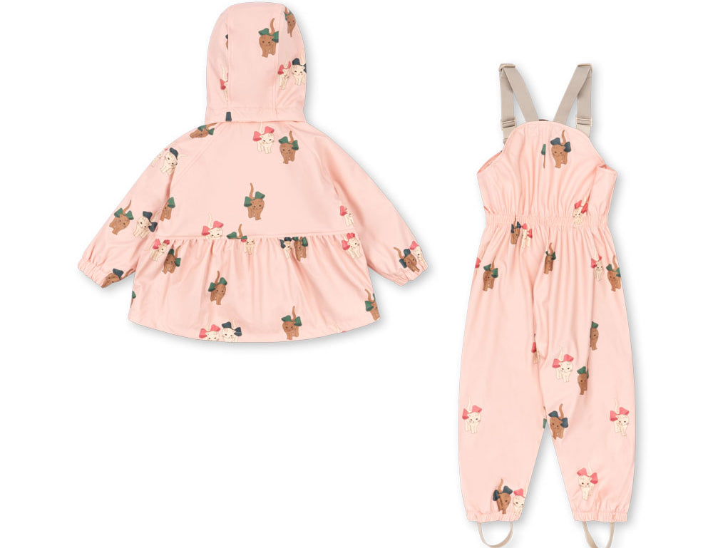 Konges Sløjd A/S RAINWEAR bow kitty pink