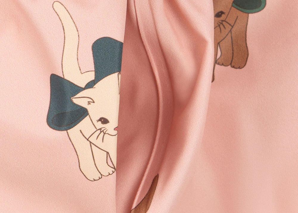 Konges Sløjd A/S Regenkleding bow kitty pink