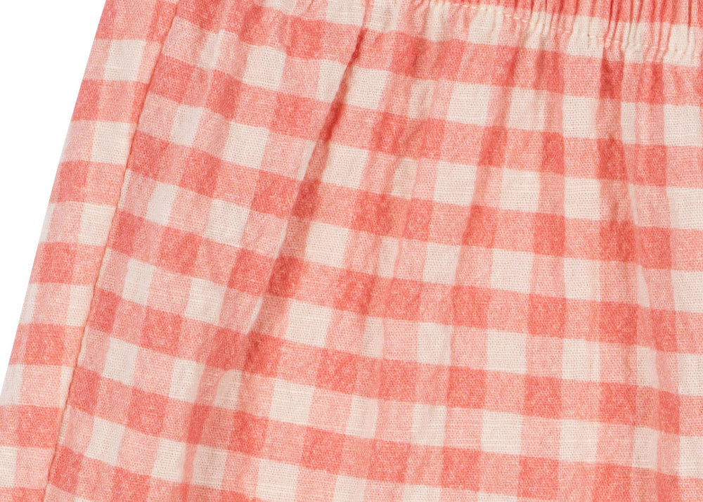 Konges Sløjd A/S Geweven Broeken peach blossom check