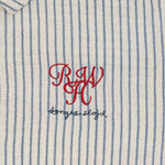 Konges Sløjd A/S Geweven Shirts Met Korte Mouwen stripe bluie