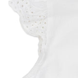 Konges Sløjd A/S Geweven Shirts Met Korte Mouwen optic white
