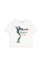 Konges Sløjd A/S Jersey T-Shirts antique white
