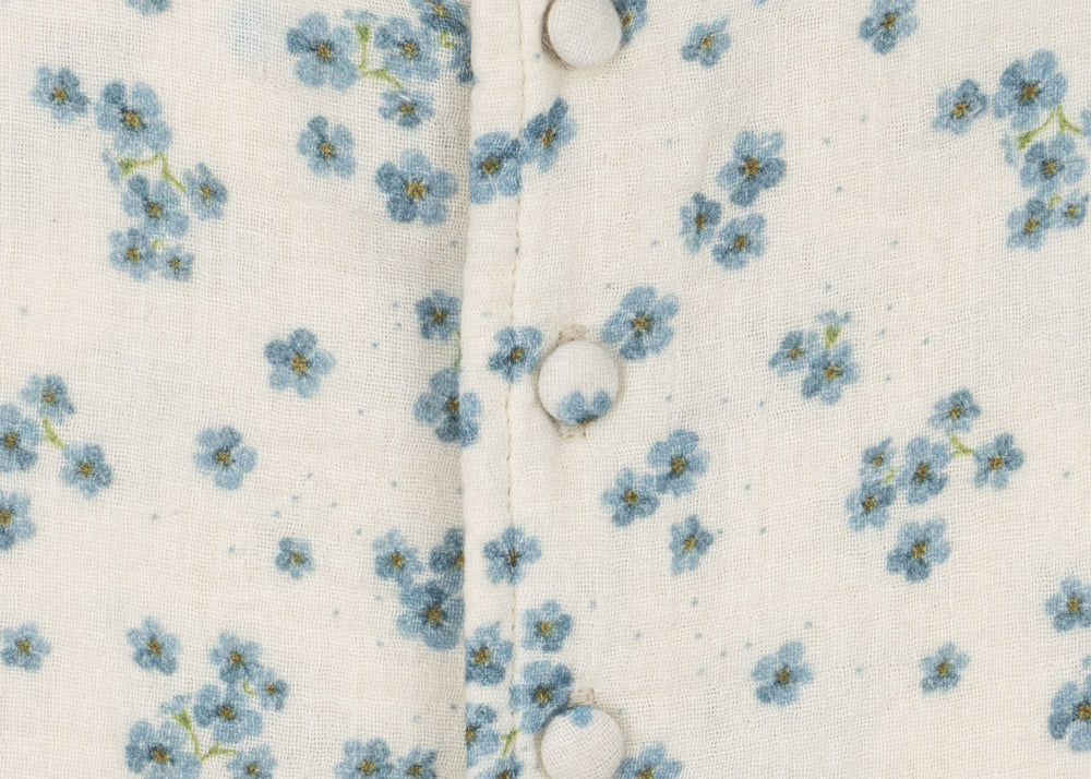 Konges Sløjd A/S Geweven Shirts Met Korte Mouwen forget me not