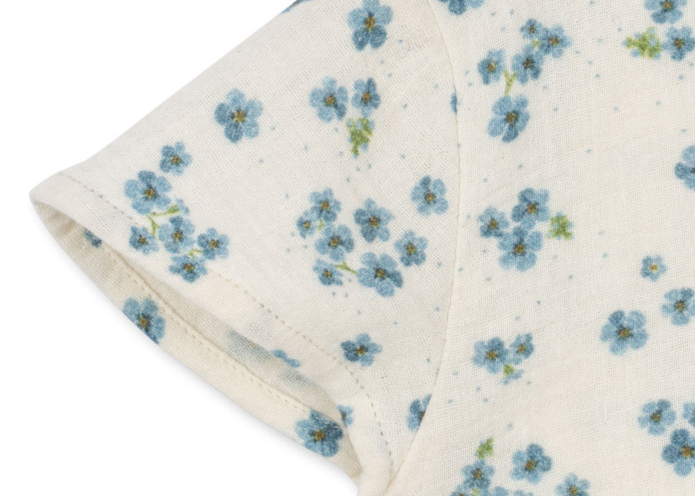 Konges Sløjd A/S Geweven Shirts Met Korte Mouwen forget me not