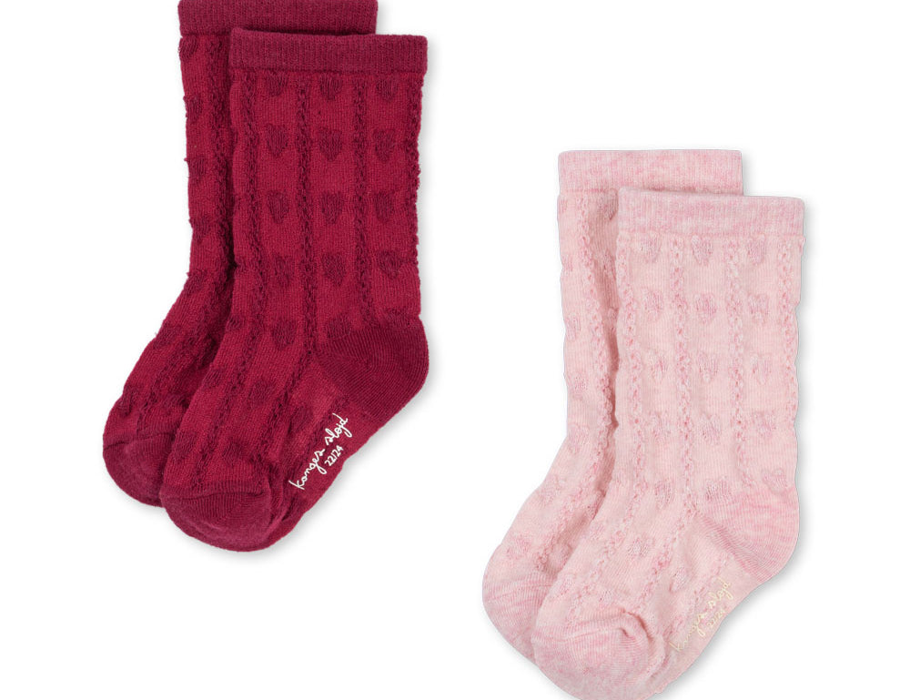 Konges Sløjd A/S SOCKS heart mix