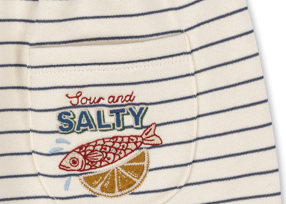 Konges Sløjd A/S Jersey Broeken captains blue/antique white