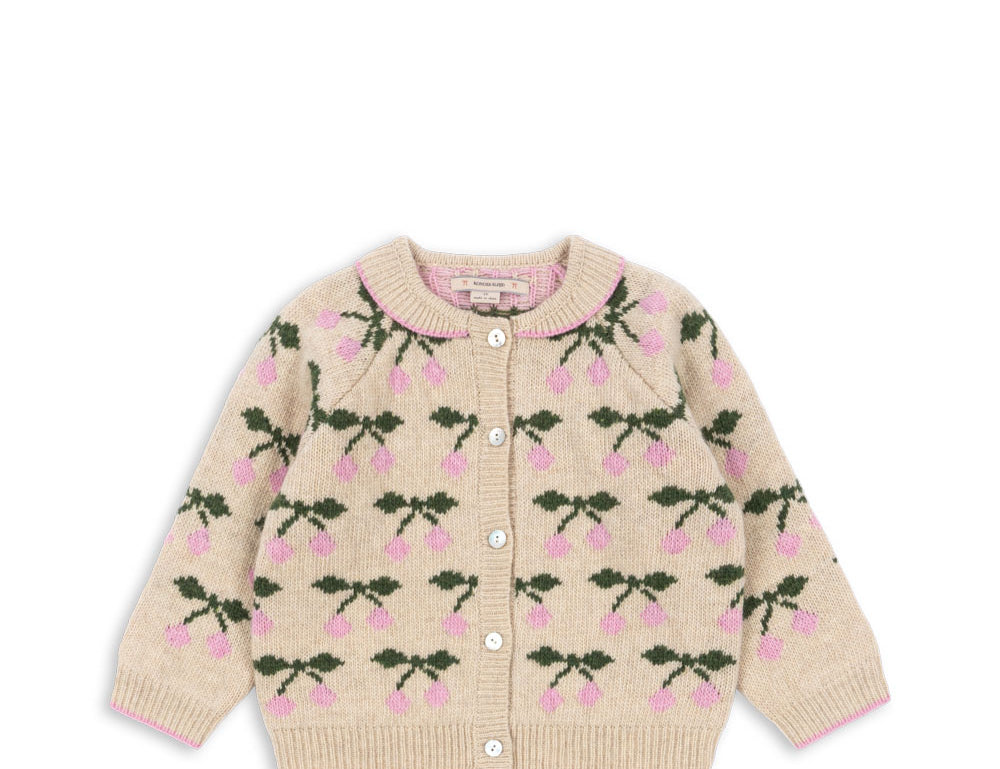 Konges Sløjd A/S KNITTED CARDIGANS cherry