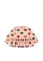 Konges Sløjd A/S Geweven Shirts coeur rose coloré