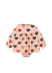 Konges Sløjd A/S Geweven Rompers En Jumpsuits coeur rose coloré