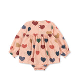 Konges Sløjd A/S Geweven Rompers En Jumpsuits coeur rose coloré