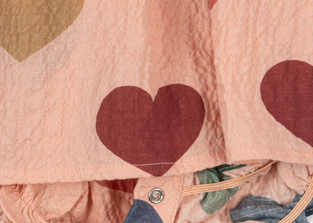 Konges Sløjd A/S Geweven Rompers En Jumpsuits coeur rose coloré