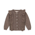 Konges Sløjd A/S Gebreide Cardigans bunny brown melange