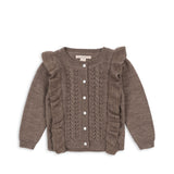 Konges Sløjd A/S Gebreide Cardigans bunny brown melange