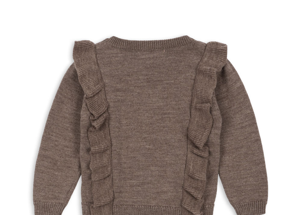 Konges Sløjd A/S Gebreide Cardigans bunny brown melange