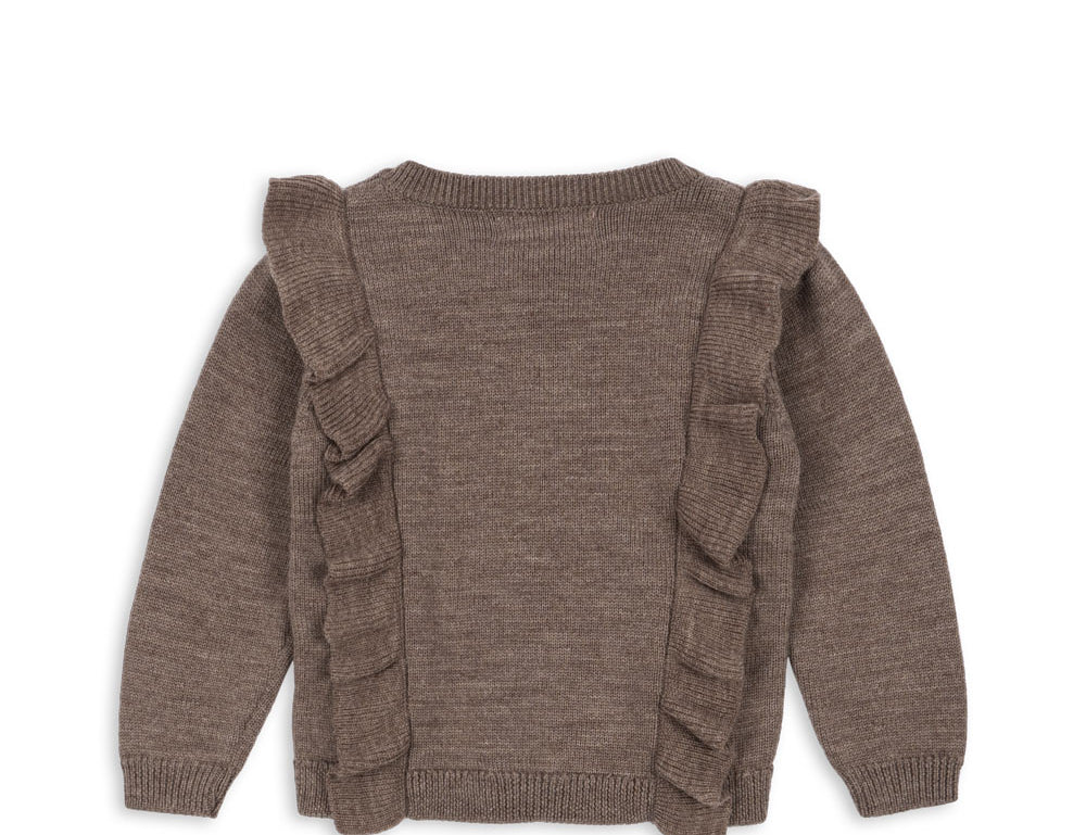 Konges Sløjd A/S KNITTED CARDIGANS bunny brown melange