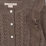Konges Sløjd A/S Gebreide Cardigans bunny brown melange