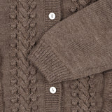 Konges Sløjd A/S Gebreide Cardigans bunny brown melange