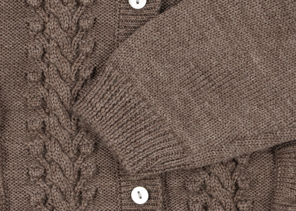 Konges Sløjd A/S Gebreide Cardigans bunny brown melange