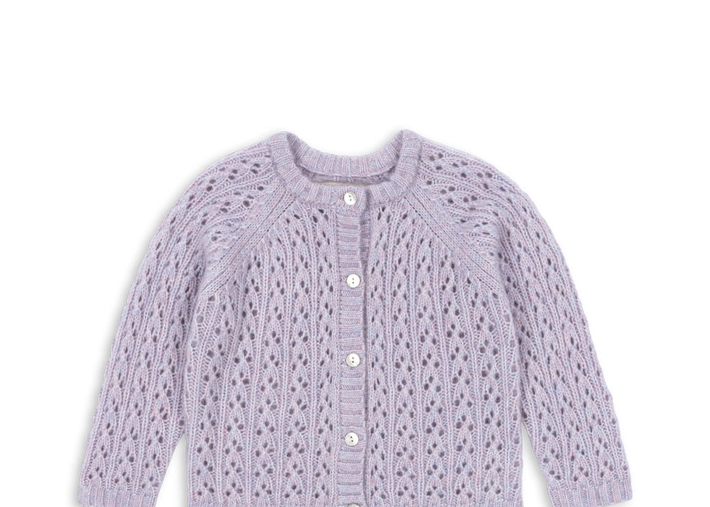 Konges Sløjd A/S Gebreide Cardigans lavender mist