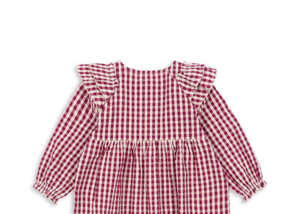 Konges Sløjd A/S Geweven Shirts sangria/butter check