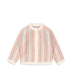Konges Sløjd A/S Gebreide Cardigans rose stripe