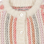 Konges Sløjd A/S Gebreide Cardigans rose stripe