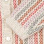 Konges Sløjd A/S Gebreide Cardigans rose stripe