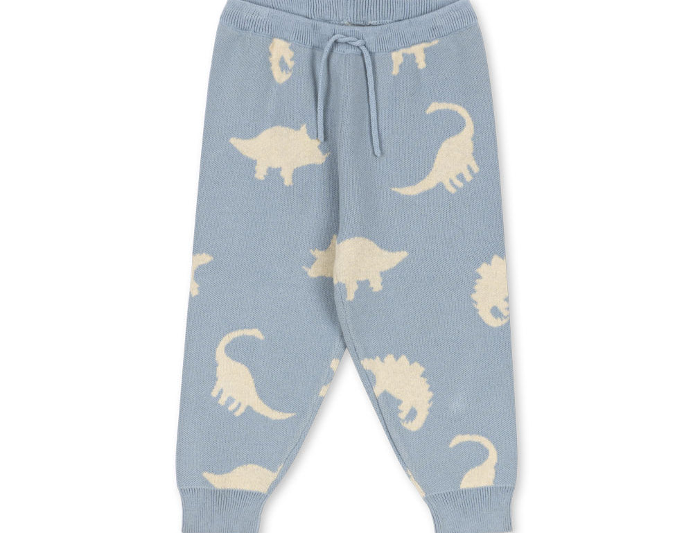 Konges Sløjd A/S KNITTED PANTS dino mist