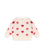 Konges Sløjd A/S Gebreide Shirts En Vesten coeur coloré duo pink