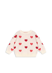 Konges Sløjd A/S Gebreide Shirts En Vesten coeur coloré duo pink