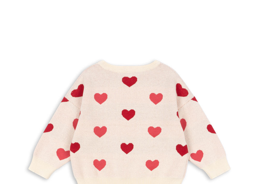 Konges Sløjd A/S Gebreide Shirts En Vesten coeur coloré duo pink