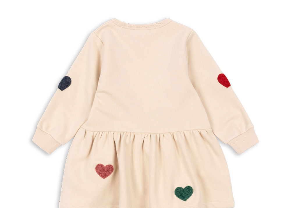 Konges Sløjd A/S Jersey Jurken multi heart