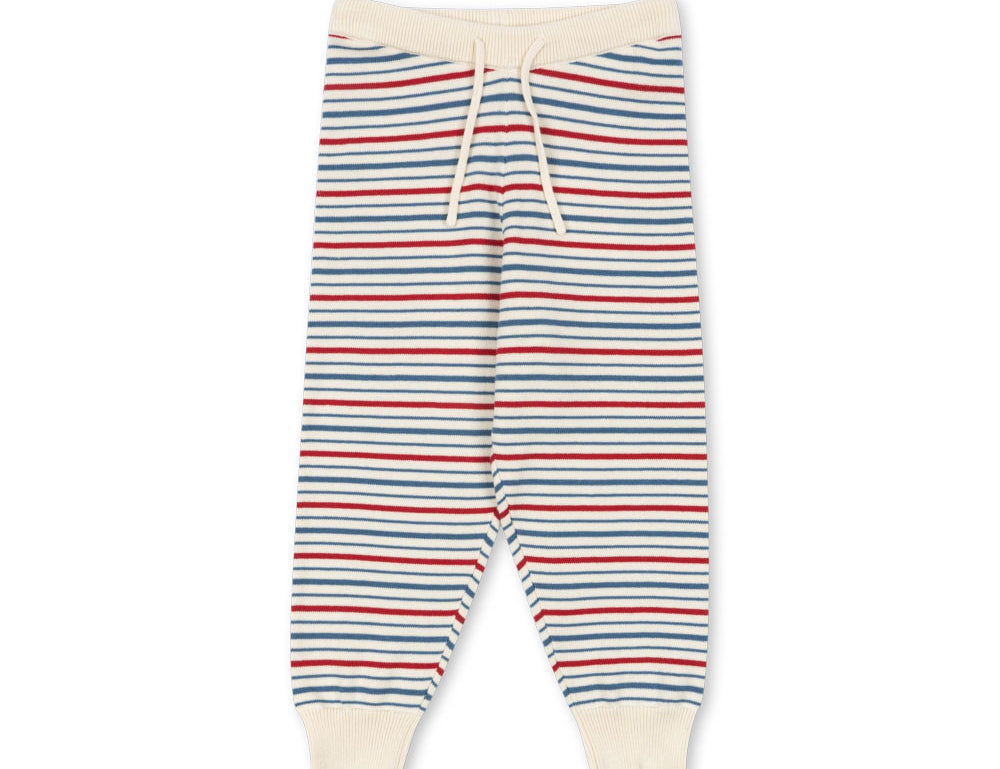 Konges Sløjd A/S KNITTED PANTS antique stripe