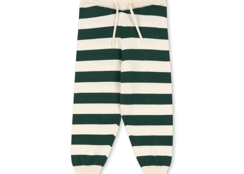 Konges Sløjd A/S Gebreide Broeken pine grove stripe